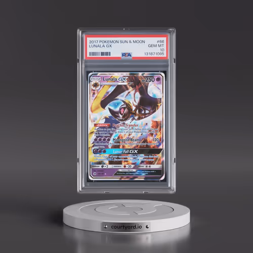 2017 Pokémon Sun & Moon #66 Lunala GX - Holo (PSA 10 GEM MINT)