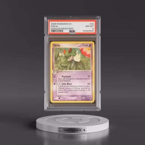 2006 Pokémon EX Dragon Frontiers #32 Kirlia (PSA 8 NM-MT)