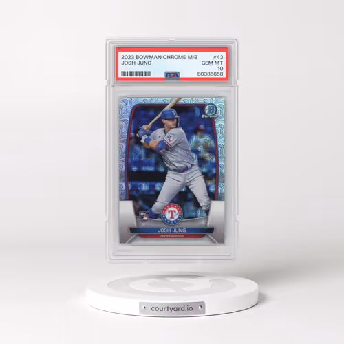 2023 Bowman Mega Box Chrome #43 Josh Jung (PSA 10 GEM MINT)