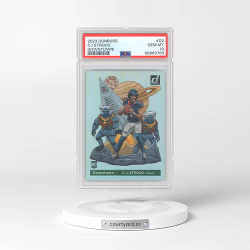 2023 Panini Donruss Downtown! #D2 CJ Stroud (PSA 10 GEM MINT)
