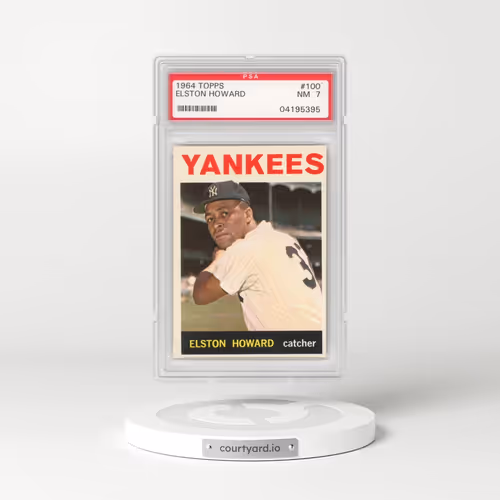 1964 Topps #100 Elston Howard (PSA 7 NM)