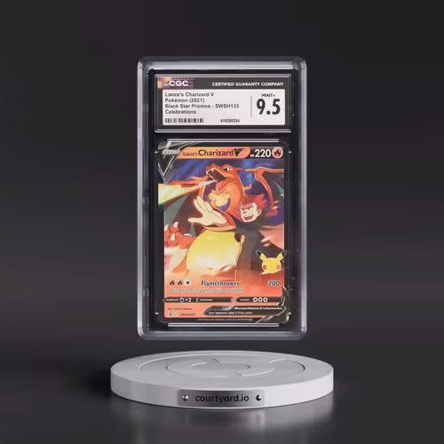 2017 Black Star Promos - Sword & Shield #SWSH133 Lance's Charizard V - Celebrations (Holo) (CGC 9.5