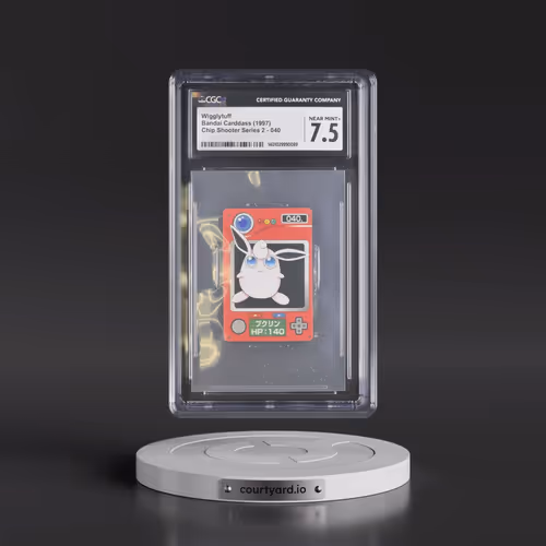1997 Chip Shooter Series 2 (Rectangular Cards) #040 Wigglytuff (CGC 7.5 NM+)