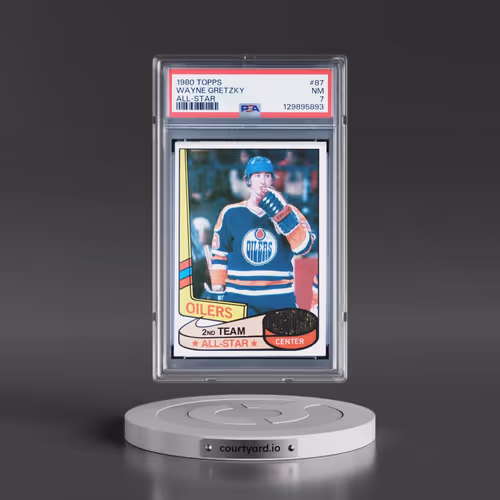 1980 Topps #87 Wayne Gretzky - All-Star (PSA 7 NM)