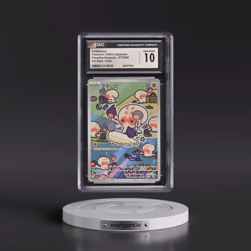 2024 Pokémon Sv7a-Paradise Dragona #072 Clobbopus - Art Rare (CGC 10 GEM MINT)