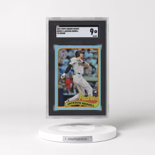 2024 Topps Chrome Update #89CU-9 Jackson Merrill - '89 Design (SGC 9 MINT)