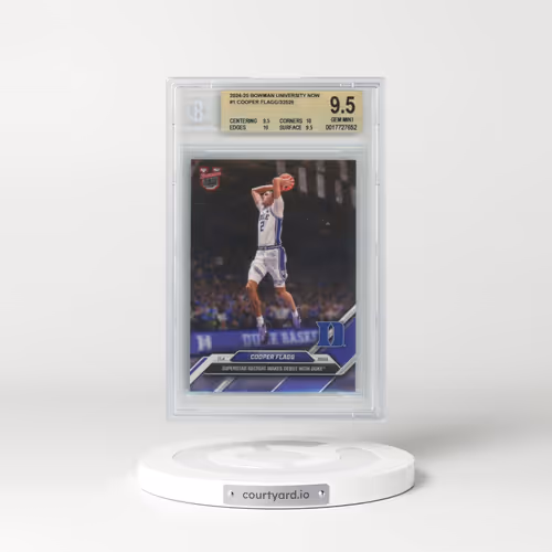 2024 Bowman U Now #1 Cooper Flagg (BGS 9.5 GEM MINT)