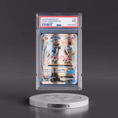 2016 Pokémon XY Evolutions #101 M Charizard EX - Holo Full Art (PSA 9 MINT)
