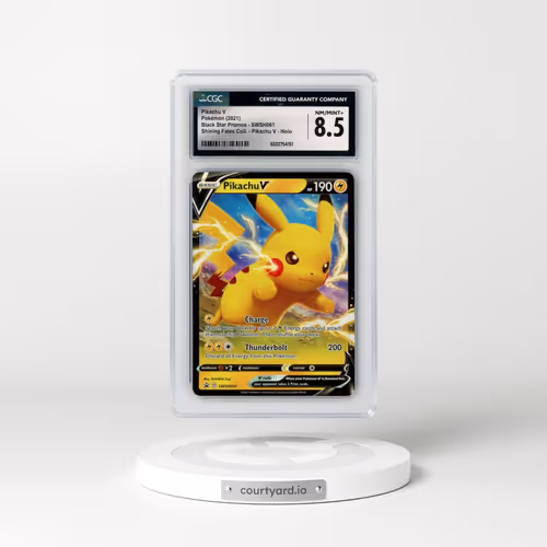 2017 Black Star Promos - Sword & Shield #SWSH061 Pikachu V - Holo Shining Fates Collection - Pikachu V (CGC 8.5 NM-MT+)