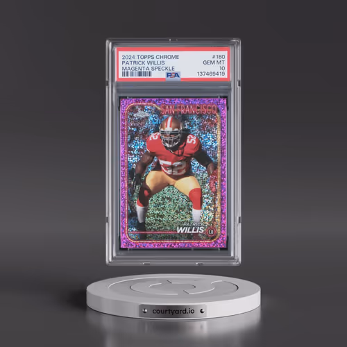 2024 Topps Chrome #180 Patrick Willis - Magenta Speckle (PSA 10 GEM MINT)