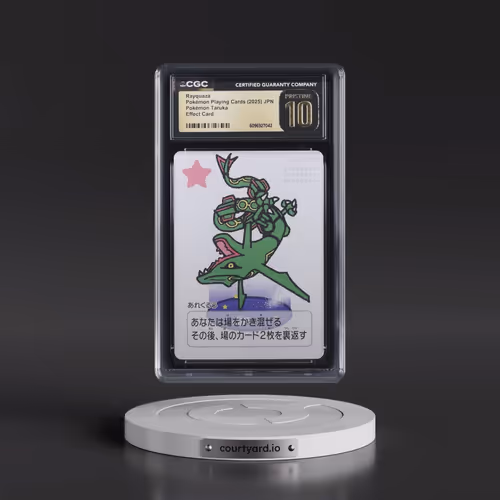 2025 Pokémon Taruka (2025) Rayquaza - Effect Card (Text at Bottom) (CGC 10 PRISTINE)