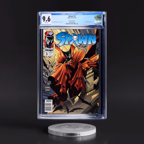 Spawn #3 CGC 9.6 White Pages (Image Comics, 8/92) - Newsstand Edition Universal