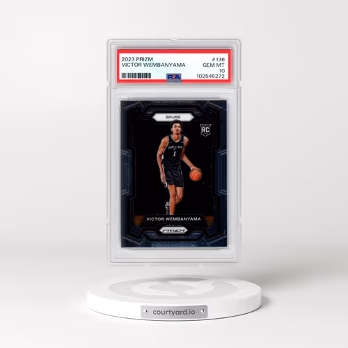 2023 Panini Prizm #136 Victor Wembanyama (PSA 10 GEM MINT)