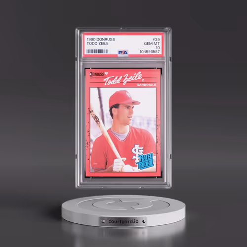 1990 Donruss #29 Todd Zeile (PSA 10 GEM MINT)