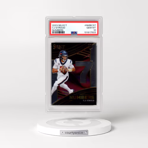 2023 Panini Select Select Numbers #NMBCST CJ Stroud (PSA 10 GEM MINT)