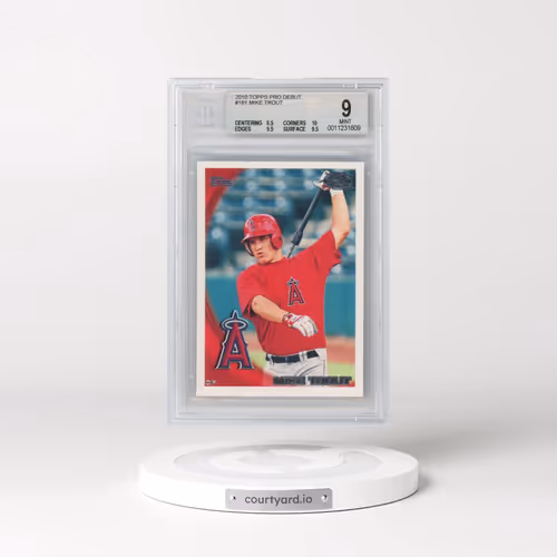 2010 Topps Pro Debut #181 Mike Trout (BGS 9 MINT)