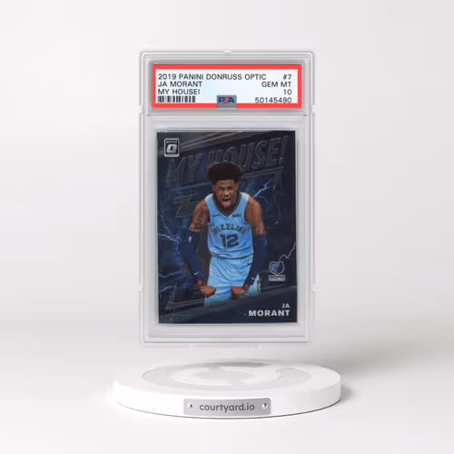 2019 Panini Donruss Optic My House! #7 Ja Morant (PSA 10 GEM MINT)