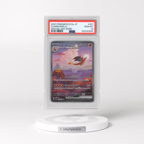 2023 Pokémon Sv2a-Pokemon 151 #201 Charizard EX - Holo Special Art Rare (PSA 10 GEM MINT)