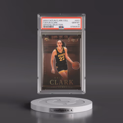 2024 Panini Caitlin Clark Collection Artistic Selection #AS1 Caitlin Clark (PSA 10 GEM MINT)