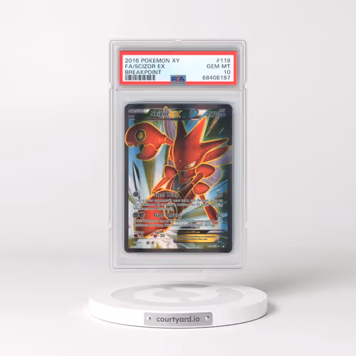 2016 Pokémon XY Breakpoint #119 Scizor EX - Holo Full Art (PSA 10 GEM MINT)