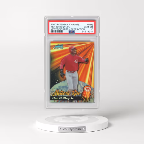 2000 Bowman Chrome Meteoric Rise #MR3 Ken Griffey Jr - Refractor (PSA 10 GEM MINT)