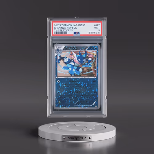 2017 Pokémon the Best of XY #027 Greninja - Reverse Foil (PSA 9 MINT)