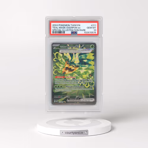 2024 Pokémon Twm EN-Twilight Masquerade #211 Teal Mask Ogerpon EX - Holo Special Illustration Rare (