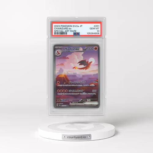 2023 Pokémon Sv2a-Pokemon 151 #201 Charizard EX - Holo Special Art Rare (PSA 10 GEM MINT)
