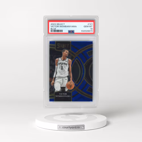 2023 Panini Select #121 Victor Wembanyama - Blue (PSA 10 GEM MINT)