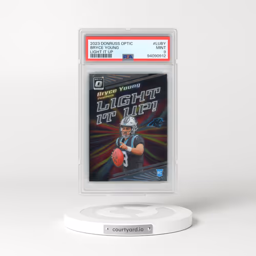 2023 Panini Donruss Optic Light It Up #LUBY Bryce Young (PSA 9 MINT)