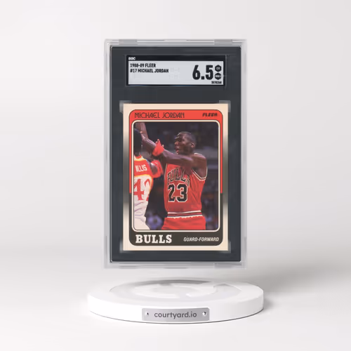 1988 Fleer #17 Michael Jordan (SGC 6.5 EX-MT+)