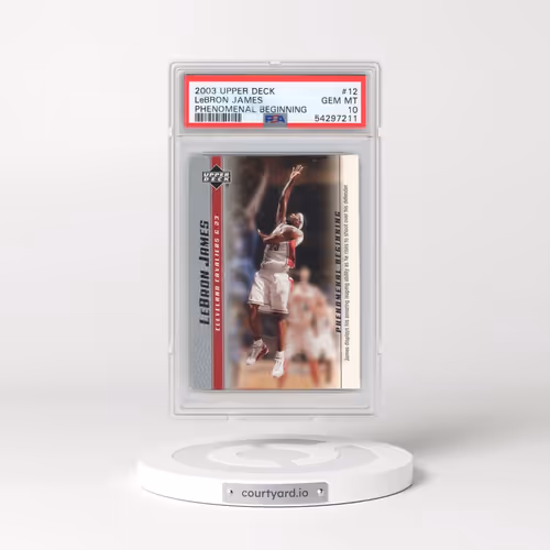 2003 Upper Deck Lebron James Phenomenal Beginnings #12 LeBron James (PSA 10 GEM MINT)
