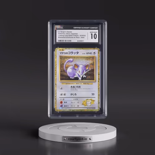2023 Trading Card Game Classic - CLF, CLL, CLK #015/032 Lt. Surge's Rattata - Blastoise & Suicune ex