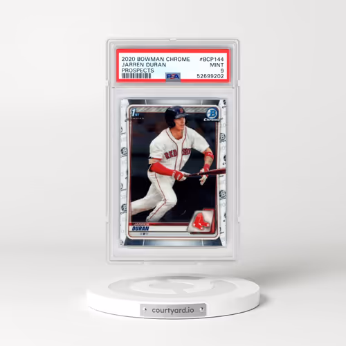 2020 Bowman Chrome Prospects #BCP144 Jarren Duran (PSA 9 MINT)
