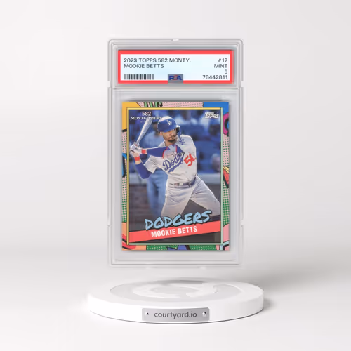 2023 Topps 582 Montgomery Set #12 Mookie Betts (PSA 9 MINT)