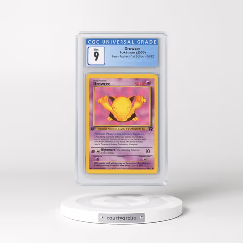 2000 Team Rocket #54/82 Drowzee - 1st Edition 1st Edition (CGC 9 MINT)