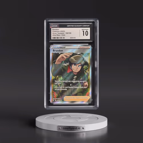 2022 Silver Tempest #188/195 Brandon - Ultra Rare Holo (CGC 10 GEM MINT)