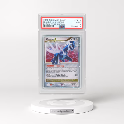 2008 Pokémon Diamond & Pearl Black Star Promo #DP17 Dialga LV.X - Holo (PSA 9 MINT)