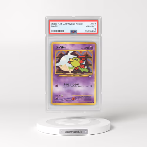 2000 Japanese Neo 2 #177 Natu (PSA 10 GEM MINT)