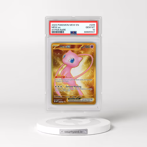 2023 Pokémon Mew EN-151 #205 Mew EX - Holo Hyper Rare (PSA 10 GEM MINT)