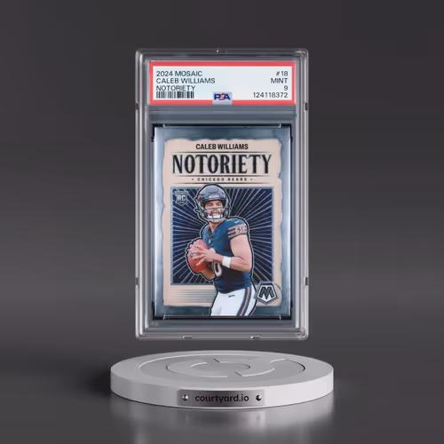 2024 Panini Mosaic Notoriety #18 Caleb Williams (PSA 9 MINT)