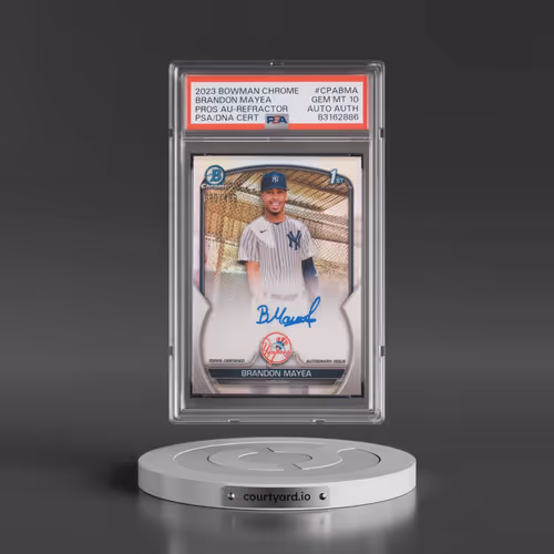 2023 Bowman Chrome Prospect Autographs #CPABMA Brandon Mayea - Refractor (PSA 10 GEM MINT)