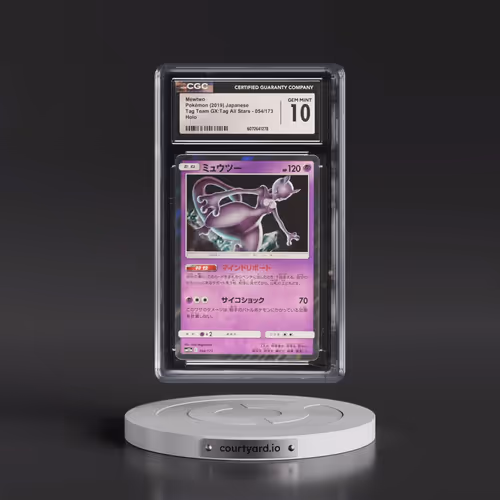 2019 Tag Team GX: Tag All Stars #054/173 Mewtwo - Holo (CGC 10 GEM MINT)