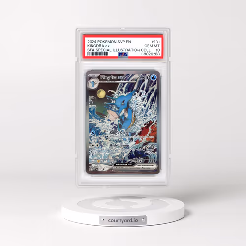 2024 Pokémon Svp EN-SV Black Star Promo #131 Kingdra EX - Holo Shrouded Fable Special Illustration C