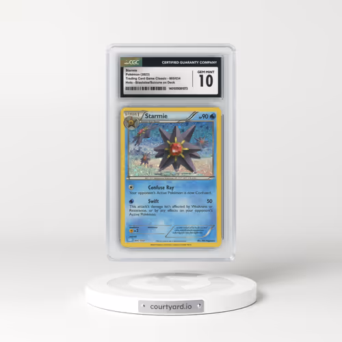 2023 Trading Card Game Classic - CLV, CLC, CLB #005/034 Starmie - Blastoise & Suicune ex Deck - CLB Holo (CGC 10 GEM MINT)
