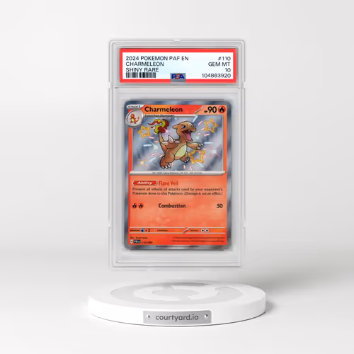 2024 Pokémon Paf EN-Paldean Fates #110 Charmeleon - Shiny Rare (PSA 10 GEM MINT)