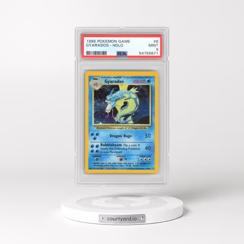 1999 Pokémon Game #6 Gyarados - Holo (PSA 9 MINT)