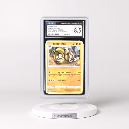 2021 Battle Styles #082/163 Sandaconda - Cosmos Holo (Cos. Holo) Knock Out Collection (CGC 8.5 NM-MT