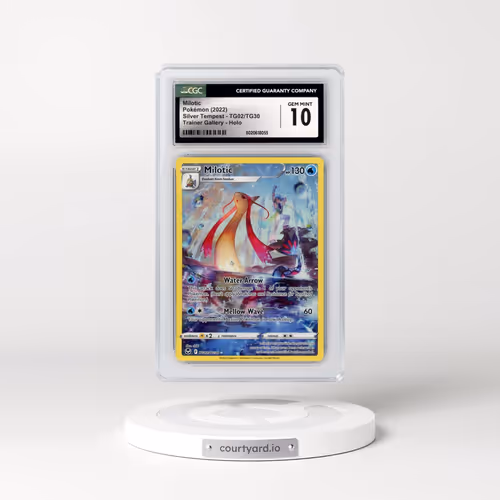 2022 Silver Tempest #TG02/TG30 Milotic - Character Rare (CGC 10 GEM MINT)