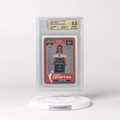 2024 Panini Instant WNBA Draft Night #DN1 Caitlin Clark (BGS 9.5 GEM MINT)